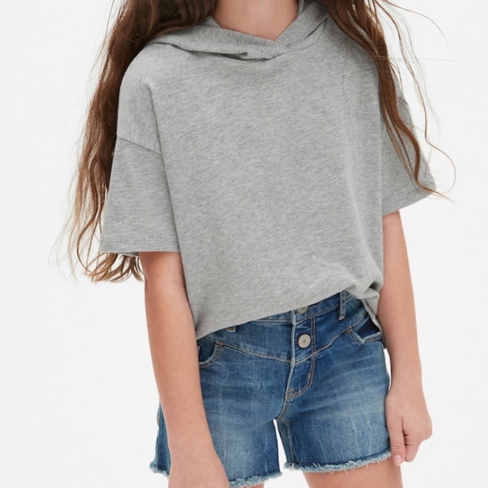 GAP Grey Kids Hoodie short sleeve t-shirt